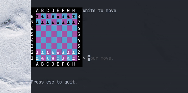 Bubble chess guess menu bug