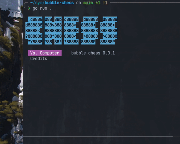 Bubble chess menu glitching because menu and game were both receiving input at the same time